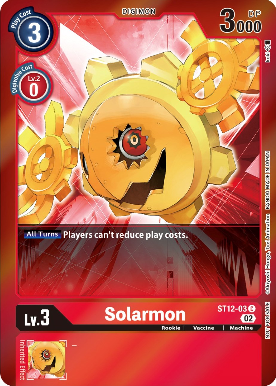 Solarmon [ST12-03] (Event Pack 4) [Starter Deck: Jesmon Promos] | Cracking-Singles