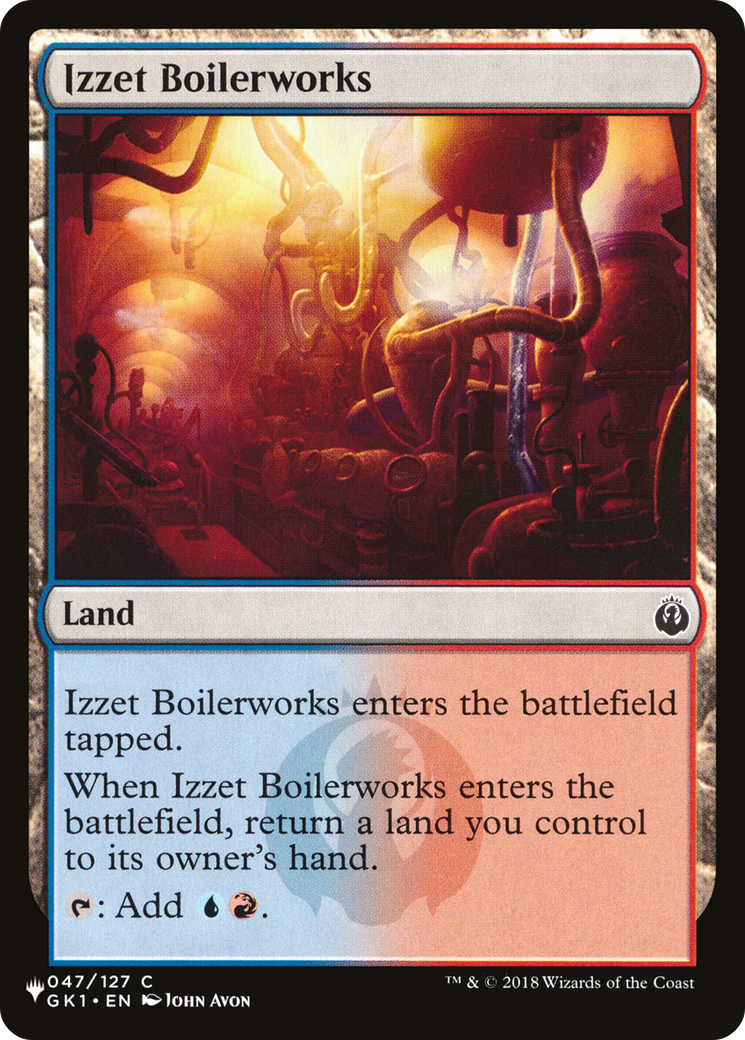 Izzet Boilerworks (GK1) [The List] | Cracking-Singles