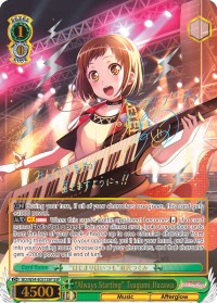 "Always Starting" Tsugumi Hazawa (BD/W54-E031SSP SSP) [BanG Dream! Girls Band Party!] | Cracking-Singles