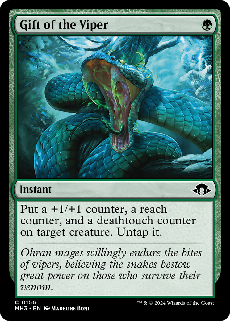 Gift of the Viper [Modern Horizons 3] | Cracking-Singles