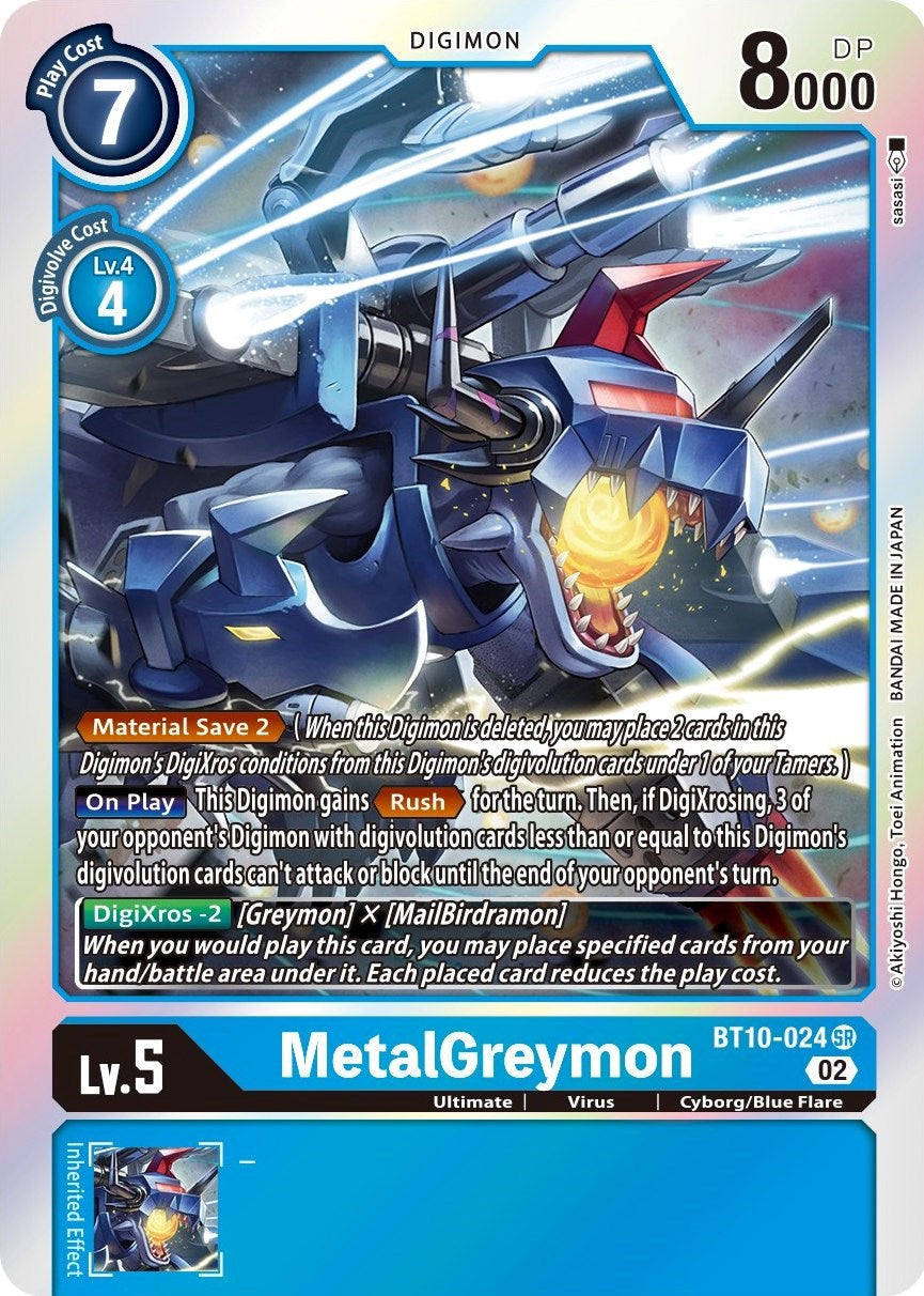 MetalGreymon [BT10-024] [Xros Encounter] | Cracking-Singles