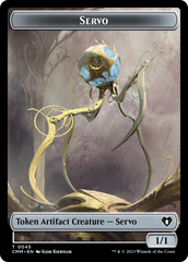 Soldier // Servo Double-Sided Token [Commander Masters Tokens] | Cracking-Singles