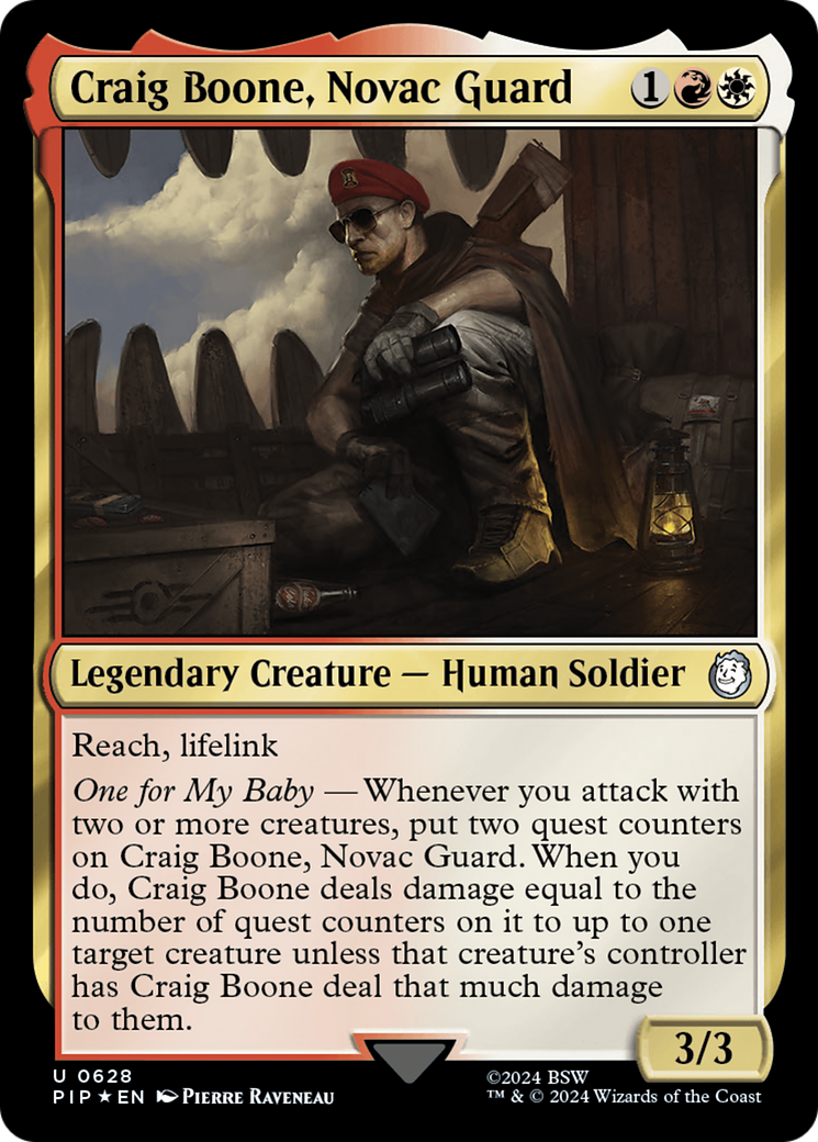 Craig Boone, Novac Guard (Surge Foil) [Fallout] | Cracking-Singles