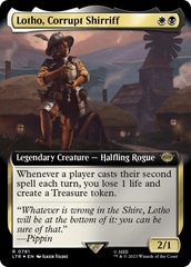 Lotho, Corrupt Shirriff (Extended Art) (Surge Foil) [The Lord of the Rings: Tales of Middle-Earth] | Cracking-Singles