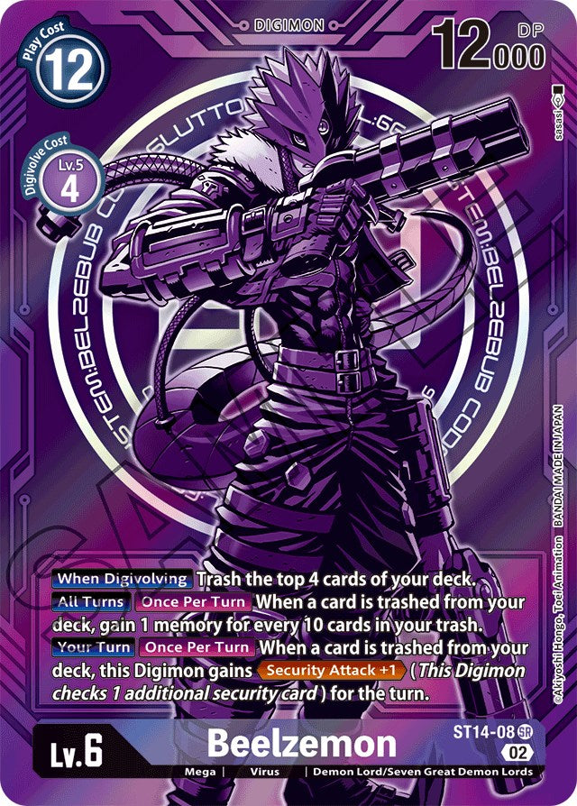 Beelzemon [ST14-08] (Alternate Art) [Starter Deck: Beelzemon Advanced Deck Set] | Cracking-Singles