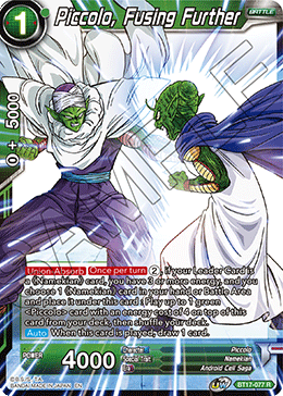 Piccolo, Fusing Further (BT17-077) [Ultimate Squad] | Cracking-Singles