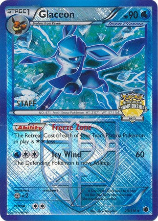 Glaceon (023/116) (City Championships) (Staff) [League & Championship Cards] | Cracking-Singles