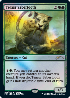 Temur Sabertooth [Year of the Tiger 2022] | Cracking-Singles