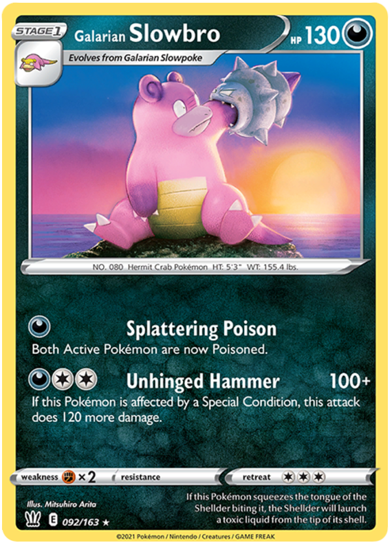 Galarian Slowbro (092/163) [Sword & Shield: Battle Styles] | Cracking-Singles