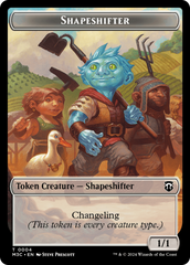 Shapeshifter (0004) // Copy Double-Sided Token [Modern Horizons 3 Commander Tokens] | Cracking-Singles