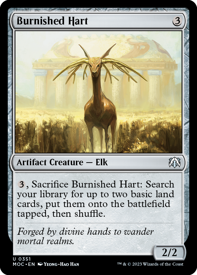 Burnished Hart [March of the Machine Commander] | Cracking-Singles