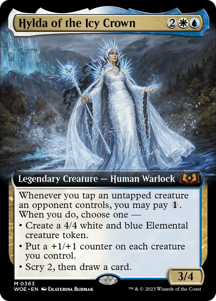 Hylda of the Icy Crown (Extended Art) [Wilds of Eldraine] | Cracking-Singles