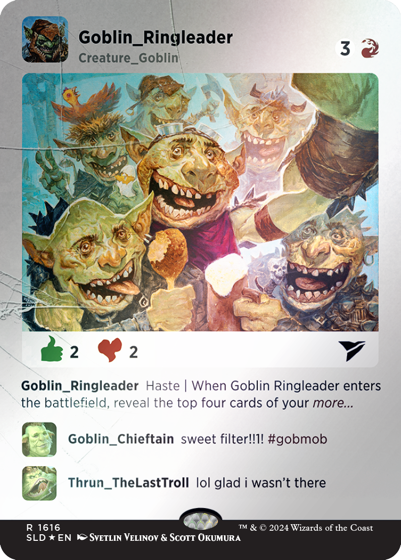 Goblin Ringleader (Rainbow Foil) [Secret Lair Drop Series] | Cracking-Singles