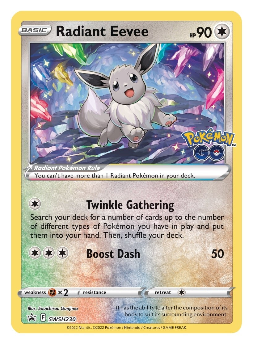 Radiant Eevee (SWSH230) [Sword & Shield: Black Star Promos] | Cracking-Singles