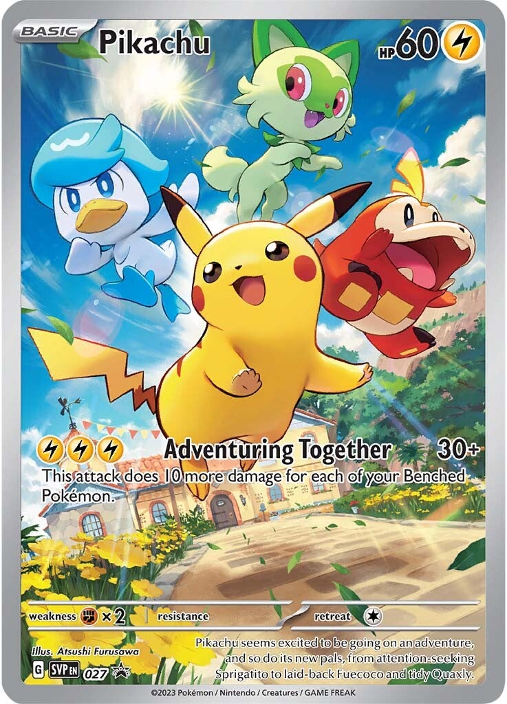 Pikachu (027) [Scarlet & Violet: Black Star Promos] | Cracking-Singles