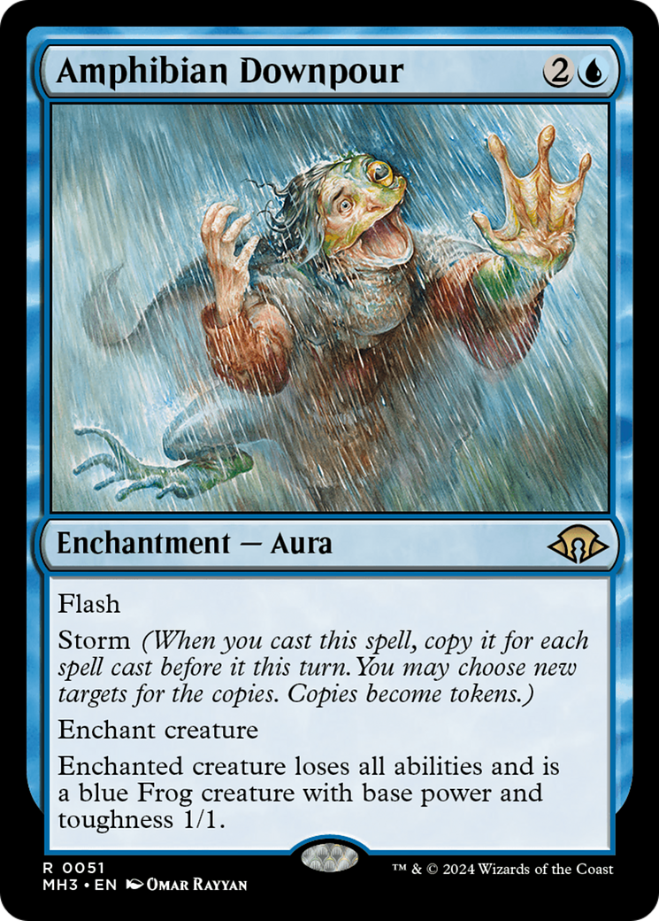 Amphibian Downpour [Modern Horizons 3] | Cracking-Singles