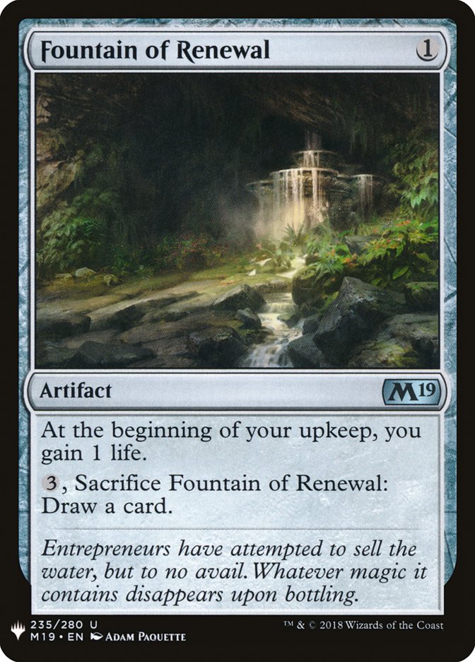 Fountain of Renewal [Mystery Booster] | Cracking-Singles