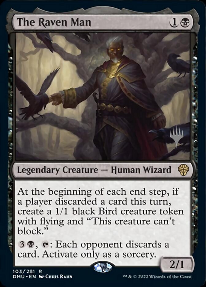 The Raven Man (Promo Pack) [Dominaria United Promos] | Cracking-Singles