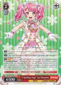 "A Sparkling Stage" Aya Maruyama (BD/EN-W03-067 R) [BanG Dream! Girls Band Party! MULTI LIVE] | Cracking-Singles