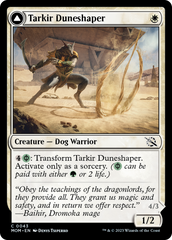 Tarkir Duneshaper // Burnished Dunestomper [March of the Machine] | Cracking-Singles