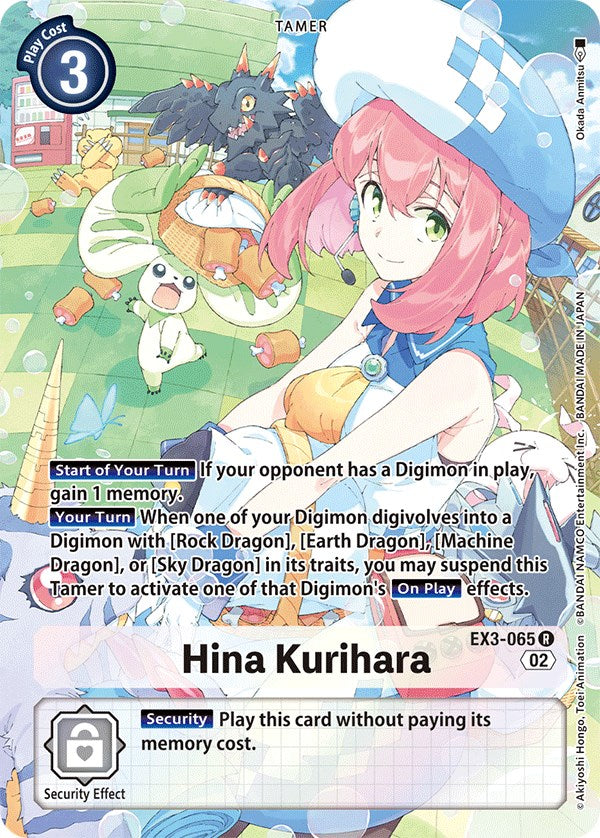 Hina Kurihara [EX3-065] (Alternate Art) [Draconic Roar] | Cracking-Singles