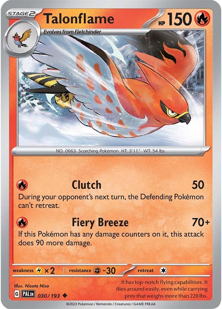 Talonflame (030/193) [Scarlet & Violet: Paldea Evolved] | Cracking-Singles