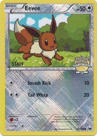 Eevee (84/108) (City Championship Staff) [League & Championship Cards] | Cracking-Singles