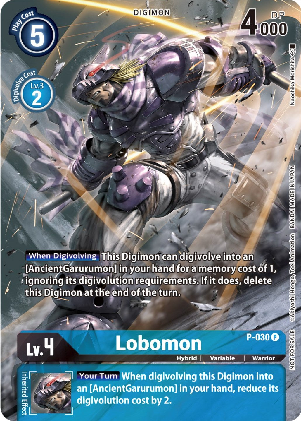 Lobomon [P-030] (2nd Anniversary Frontier Card) [Promotional Cards] | Cracking-Singles