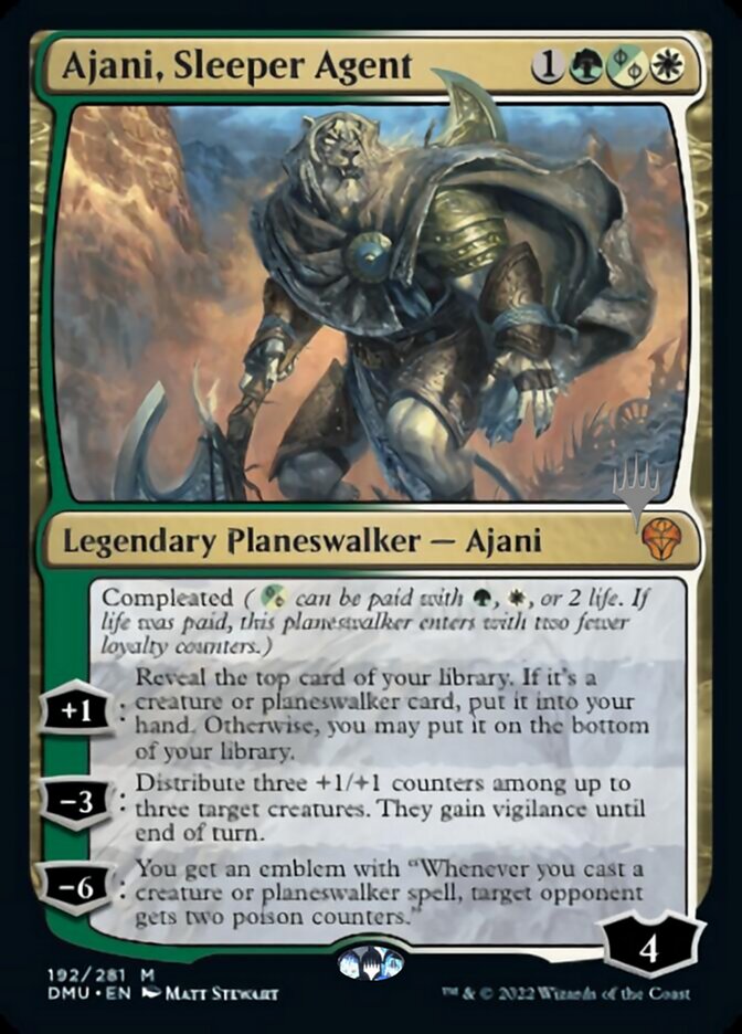 Ajani, Sleeper Agent (Promo Pack) [Dominaria United Promos] | Cracking-Singles