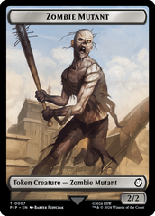 Junk // Zombie Mutant Double-Sided Token [Fallout Tokens] | Cracking-Singles