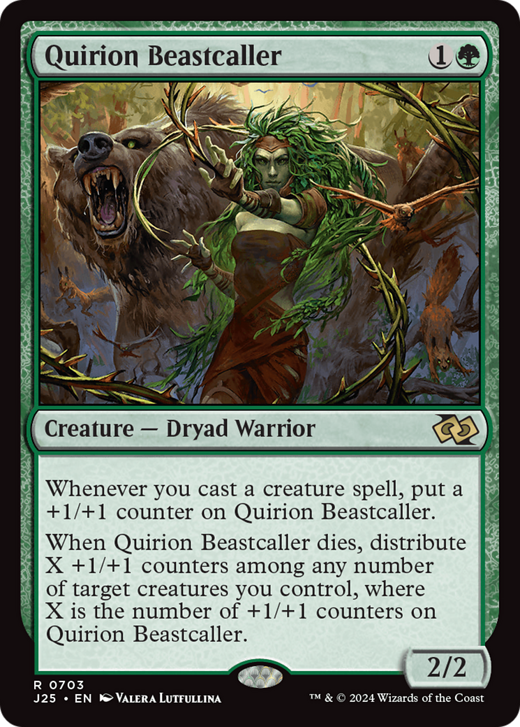 Quirion Beastcaller [Foundations Jumpstart] | Cracking-Singles