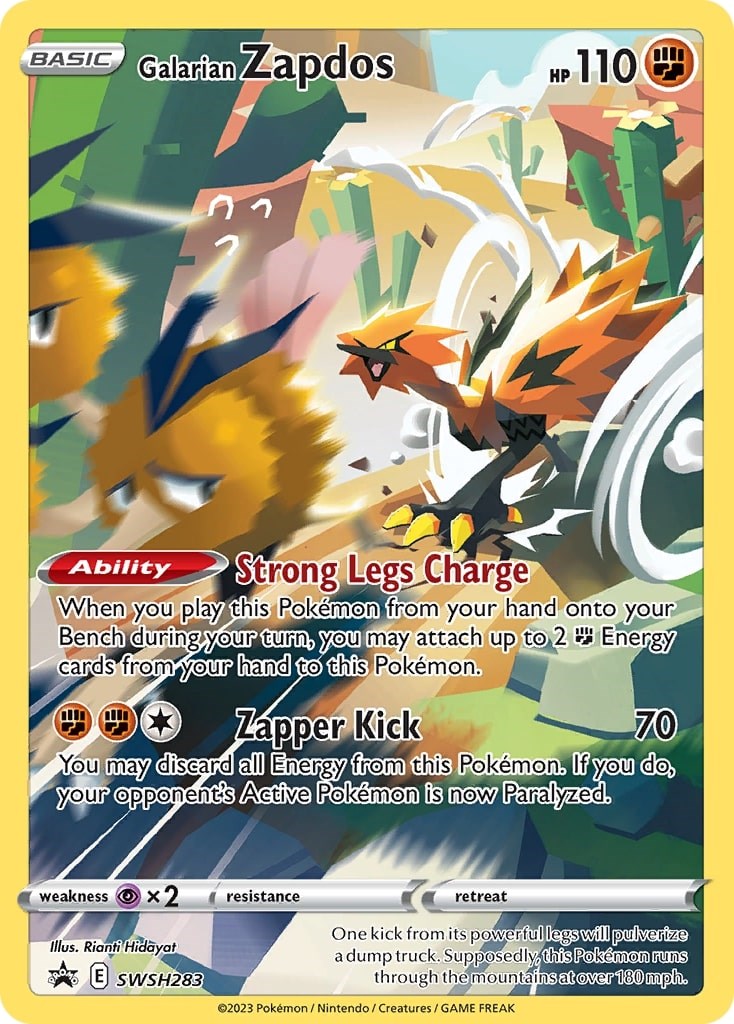 Galarian Zapdos (SWSH283) [Sword & Shield: Black Star Promos] | Cracking-Singles