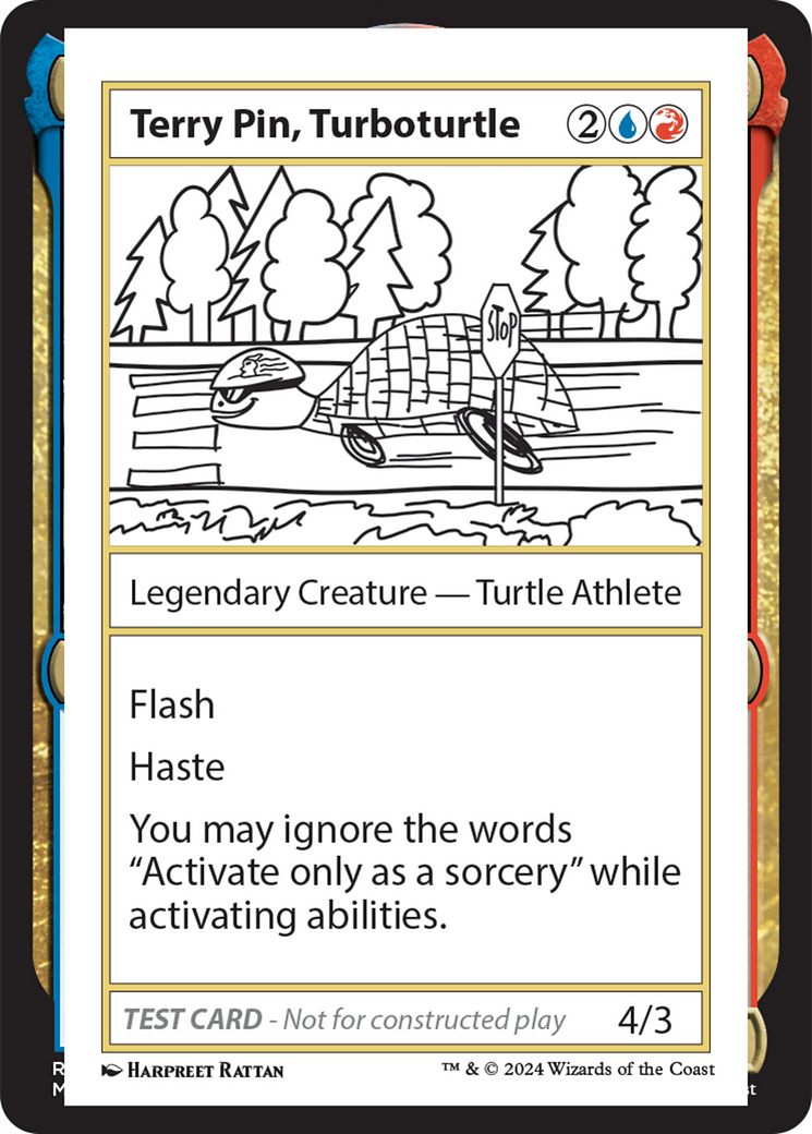 Terry Pin, Turboturtle [Mystery Booster 2 Playtest Cards] | Cracking-Singles