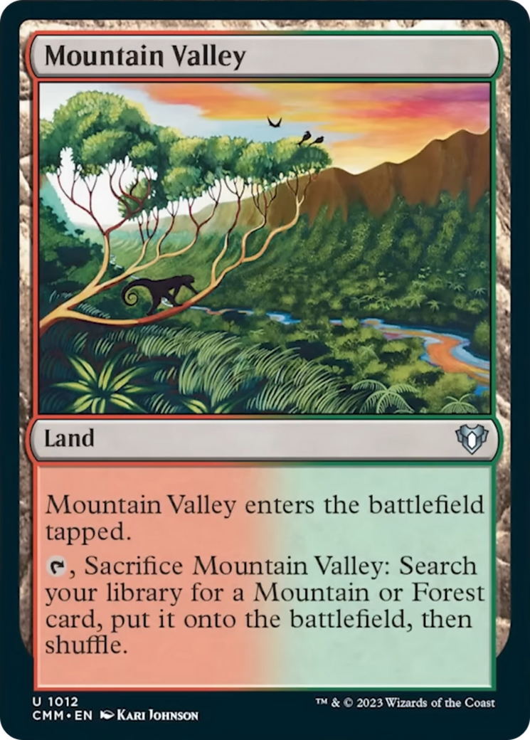 Mountain Valley [Commander Masters] | Cracking-Singles