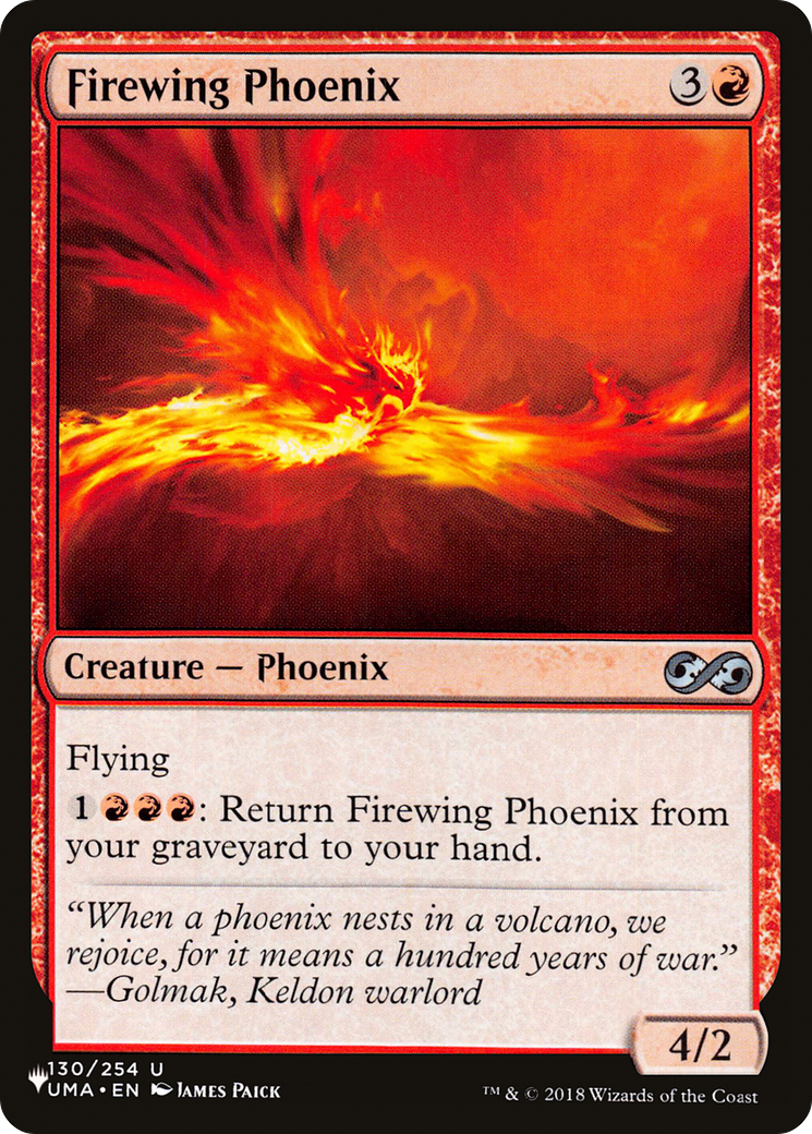 Firewing Phoenix [The List] | Cracking-Singles