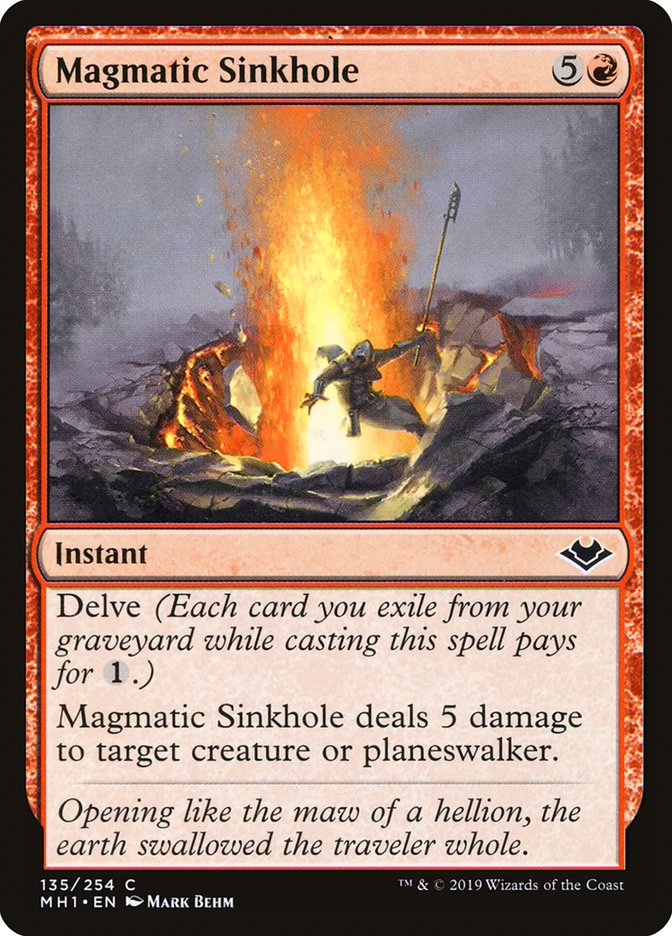 Magmatic Sinkhole [Modern Horizons] | Cracking-Singles