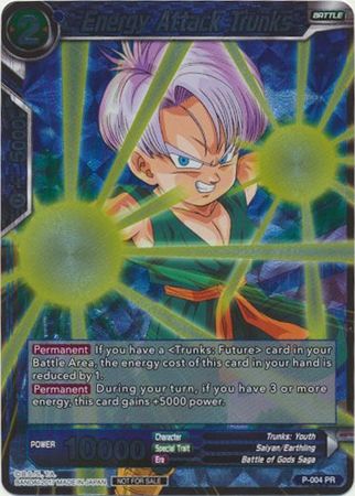 Energy Attack Trunks (P-004) [Promotion Cards] | Cracking-Singles