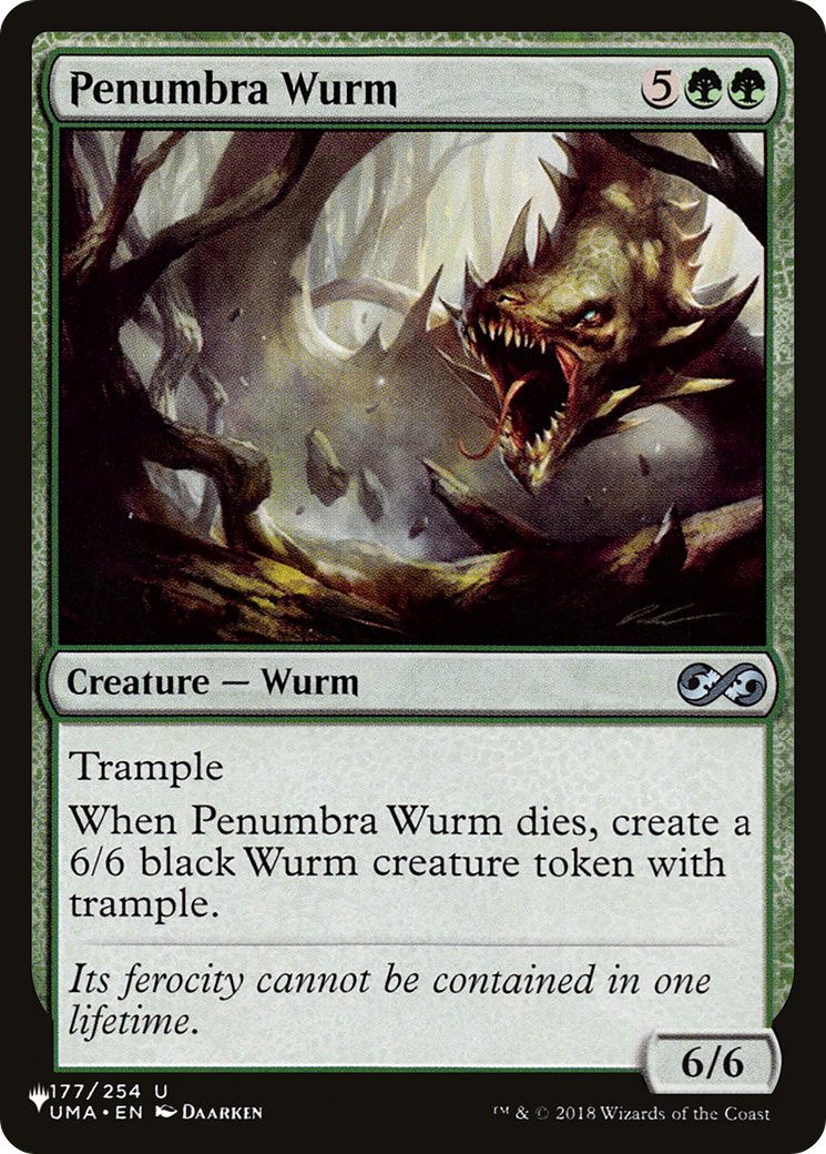 Penumbra Wurm [The List] | Cracking-Singles