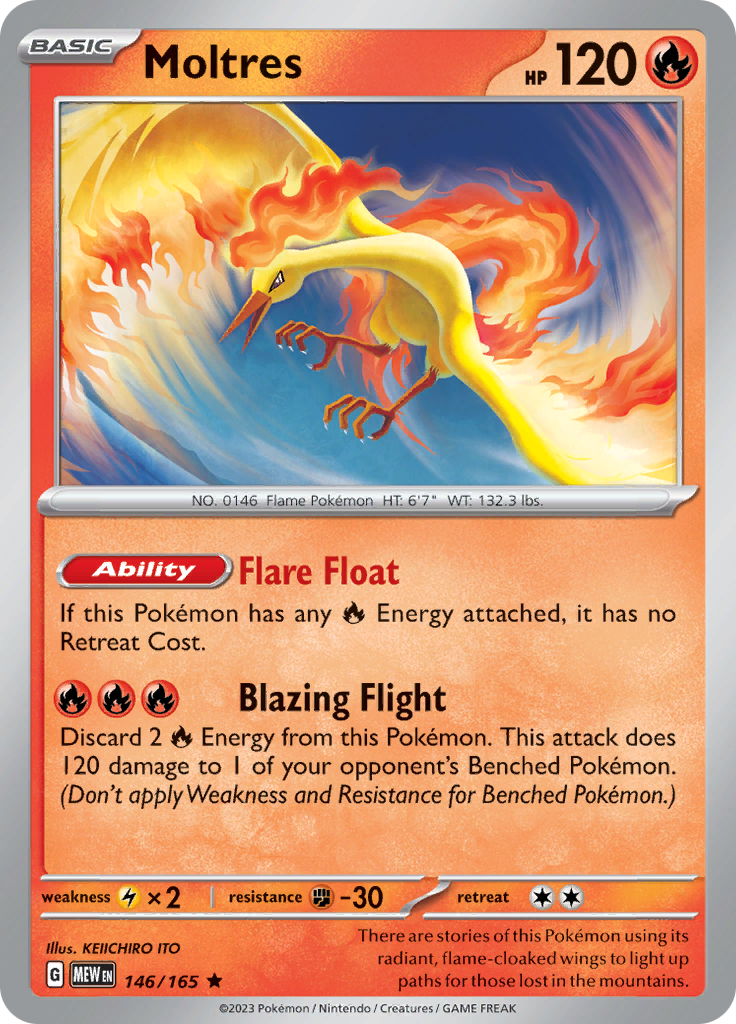 Moltres (146/165) [Scarlet & Violet: 151] | Cracking-Singles