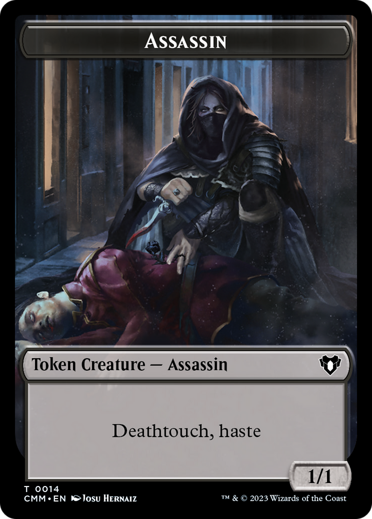 Assassin Token [Commander Masters Tokens] | Cracking-Singles