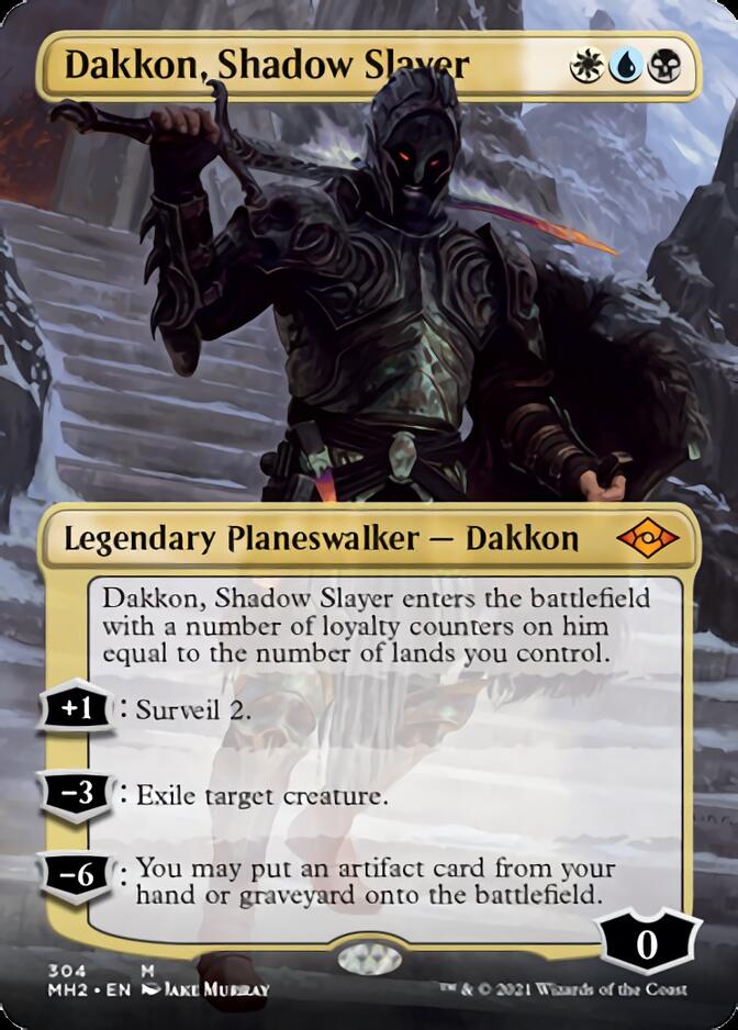 Dakkon, Shadow Slayer (Borderless) [Modern Horizons 2] | Cracking-Singles