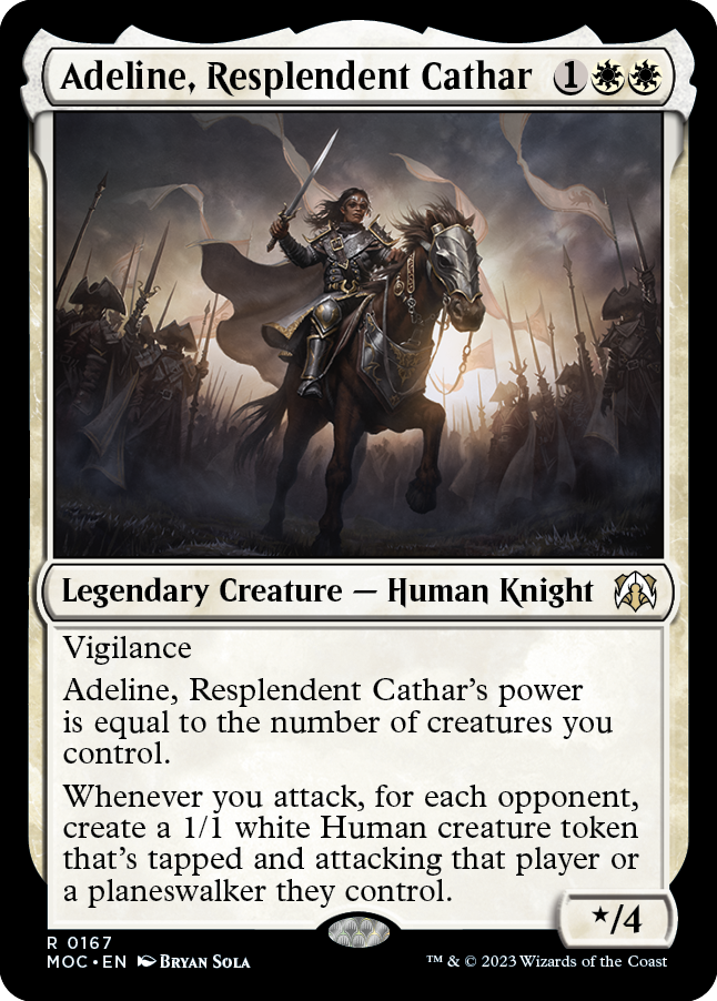 Adeline, Resplendent Cathar [March of the Machine Commander] | Cracking-Singles