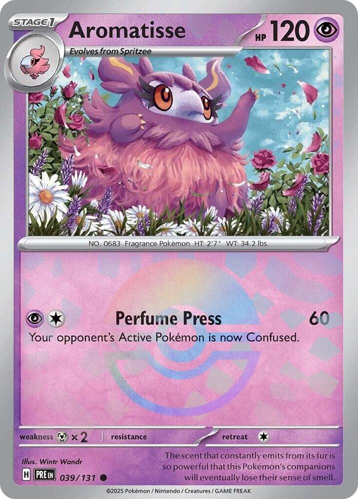 Aromatisse (039/131) (Poke Ball Pattern) [Scarlet & Violet: Prismatic Evolutions] | Cracking-Singles