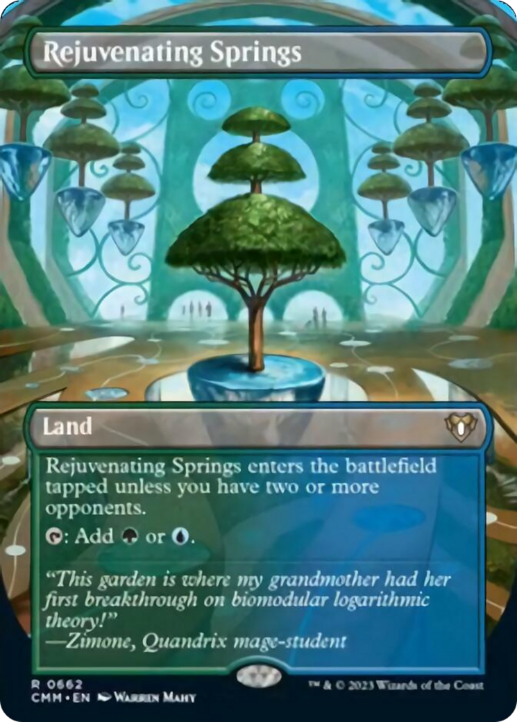 Rejuvenating Springs (Borderless Alternate Art) [Commander Masters] | Cracking-Singles