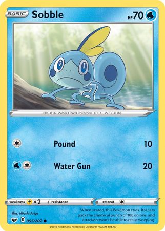 Sobble (055/202) (Premium Collection) [Sword & Shield: Base Set] | Cracking-Singles