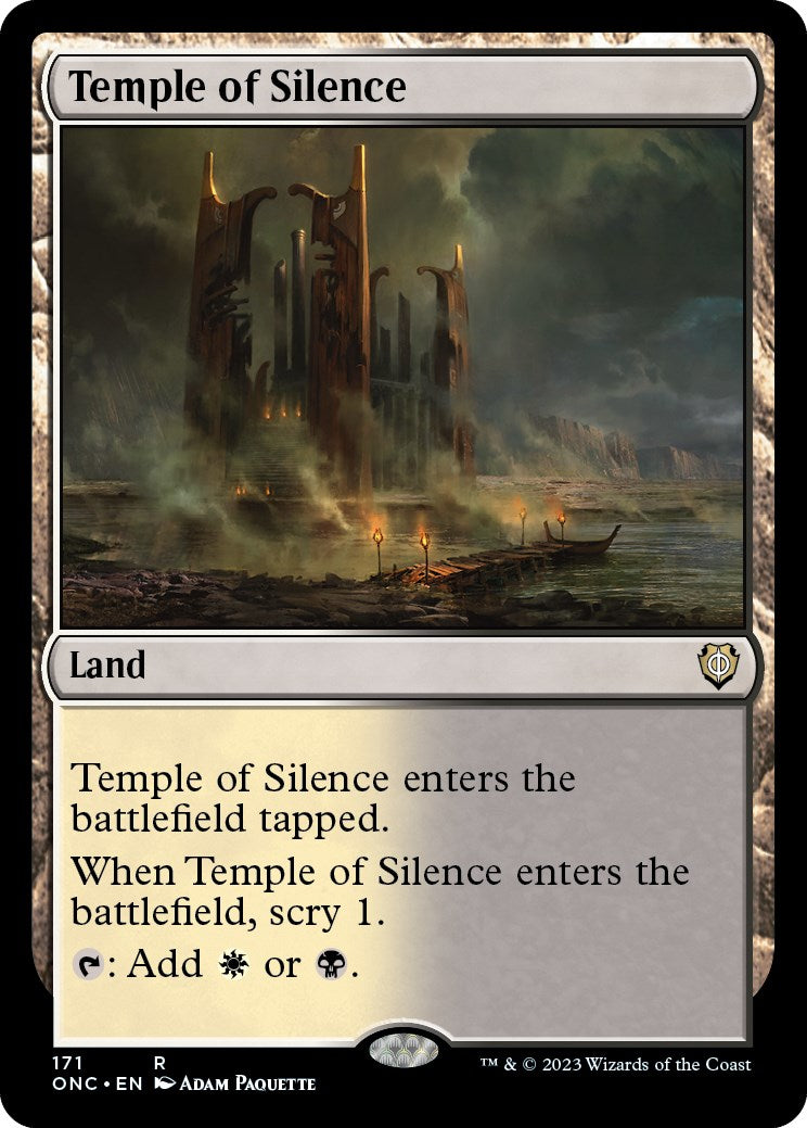 Temple of Silence [Phyrexia: All Will Be One Commander] | Cracking-Singles