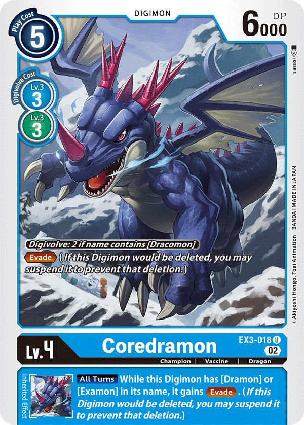 Coredramon [EX3-018] [Draconic Roar] | Cracking-Singles