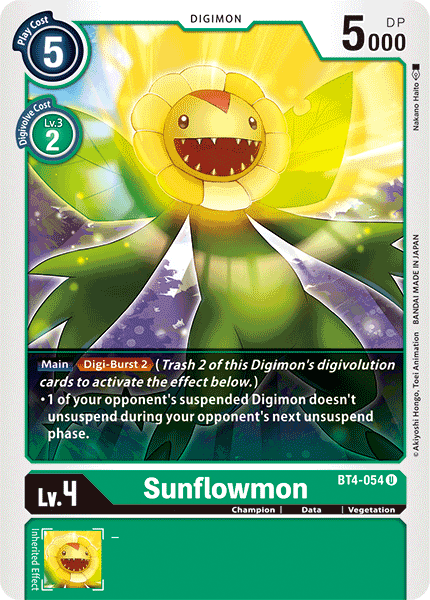 Sunflowmon [BT4-054] [Great Legend] | Cracking-Singles