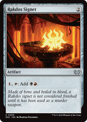 Rakdos Signet [Duskmourn: House of Horror Commander] | Cracking-Singles