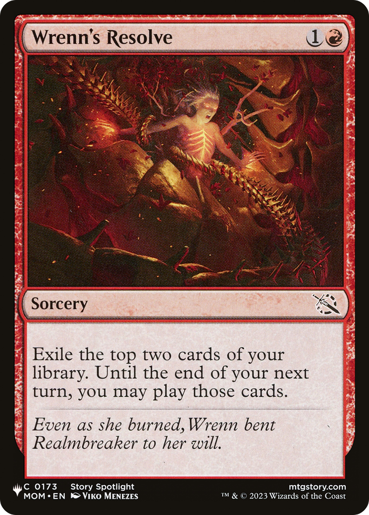 Wrenn's Resolve [The List Reprints] | Cracking-Singles